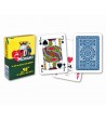 Playing card for poker. Blue