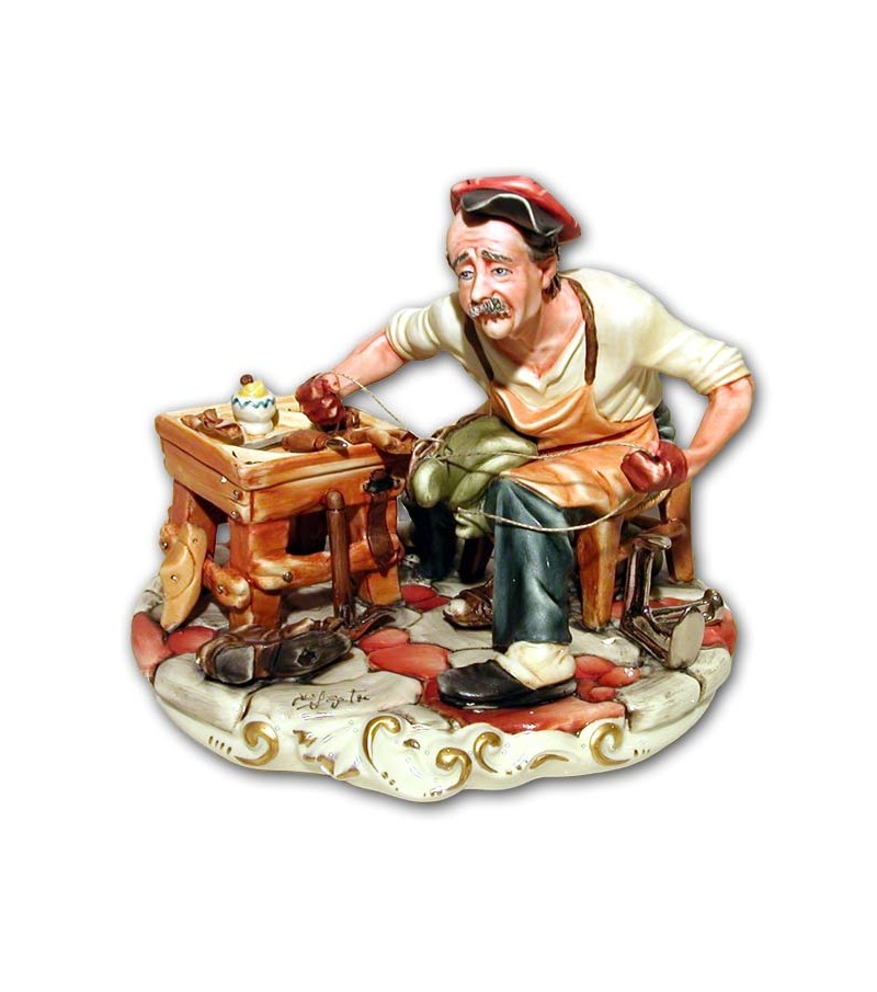 "Il Ciabattino" in Porcellana Capodimonte