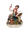 "Coppersmith" in Capodimonte Porcelain