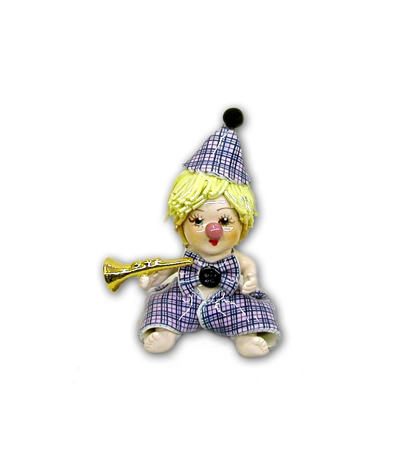 Clown Neonato in Ceramica