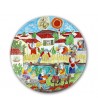 Piatto in Ceramica raffigurante "Il Raccolto"
