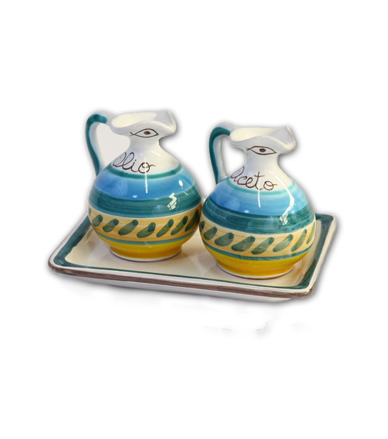 Olio/Aceto con Vassoio "Naxos"