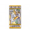 Piastrella in Ceramica Raffigurante l'Architetto