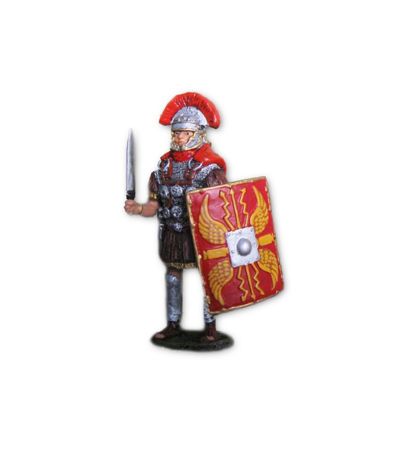 Soldatino Romano Legionario eseguito in lega a base di Stagno