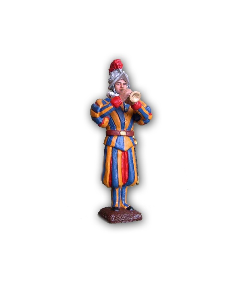 Musical Band Swiss Guard soldier made in tin-base