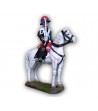 Carbineer on horseback made in tin-based alloy