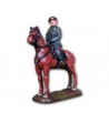 Mussolini on horseback made in tin-based alloy