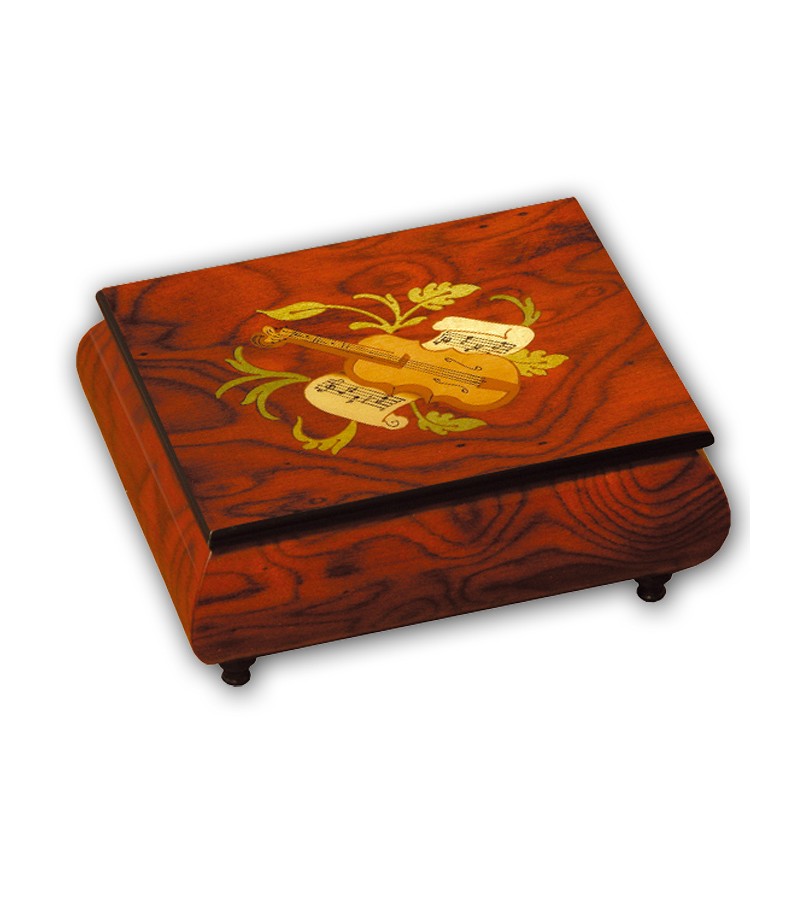 Musical Wood Box Inlay Mandolin