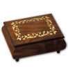 Scatola Musicale in Legno Intarsio Cornice