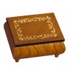 Scatola Musicale in Legno Intarsio Cornice