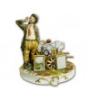 "Junk Dealer" in Capodimonte Porcelain