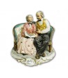 "Nonni sul Divano" in Porcellana Capodimonte