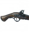 detail of a gun butt