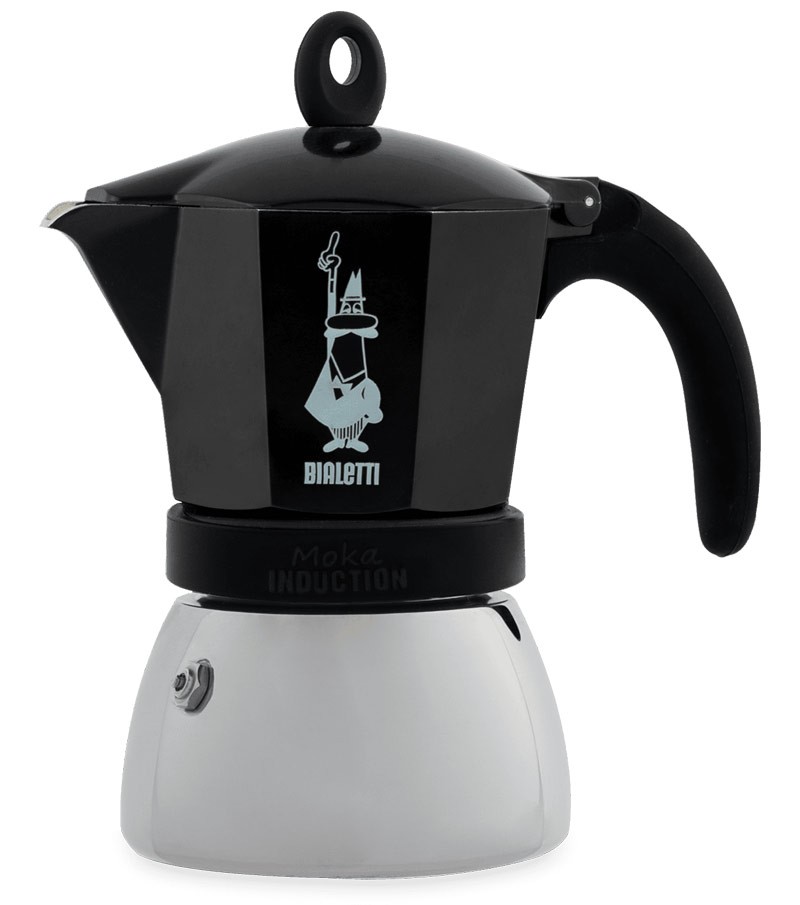 Caffettiera espresso induzione colore nero