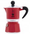 Caffettiera espresso modello Rainbow rossa