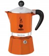 Espresso coffee maker model Rainbow orange