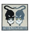 Piastrella in Ceramica "Attenti ai Gatti"