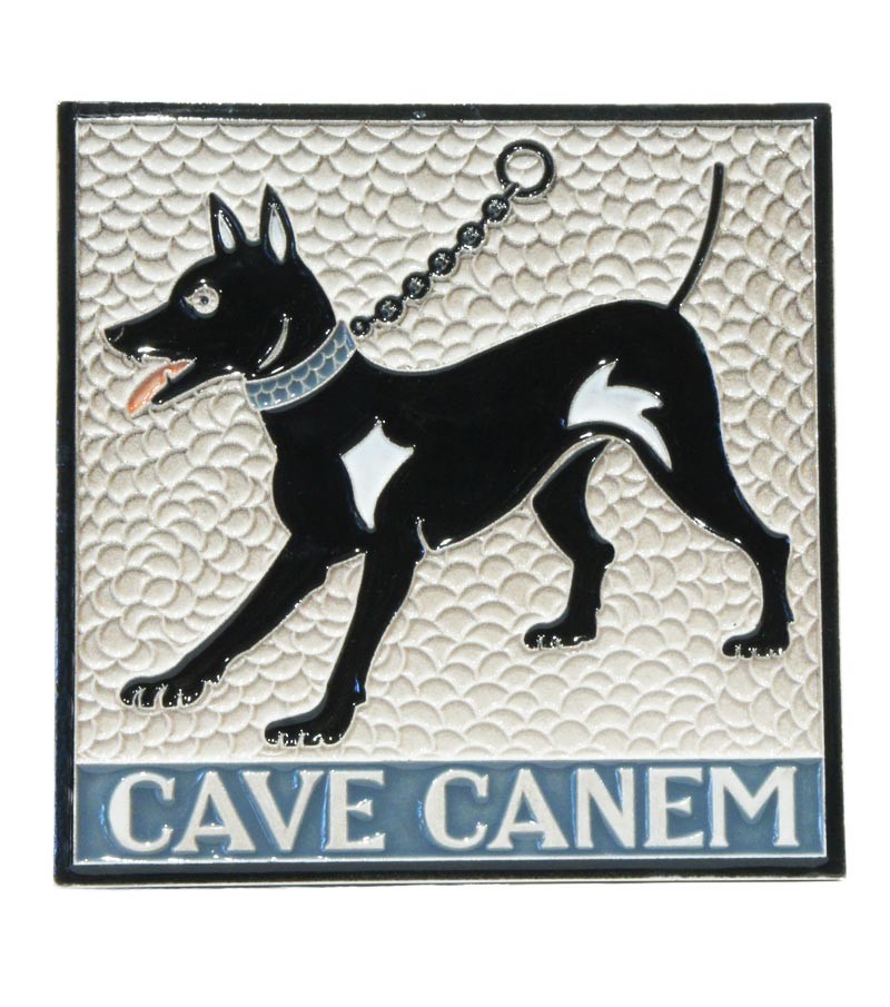 Piastrella in Ceramica "Cave Canem"
