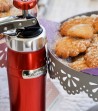 Dettaglio macchina biscotti rosso