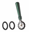 Tagliapasta Pastawheel verde con due rotelle