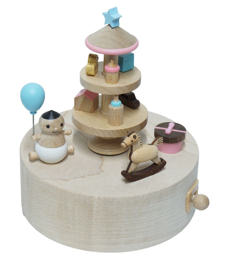 Carillon in legno Bambino e Giocattoli