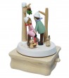 Carillon in legno bacio sotto il vischio