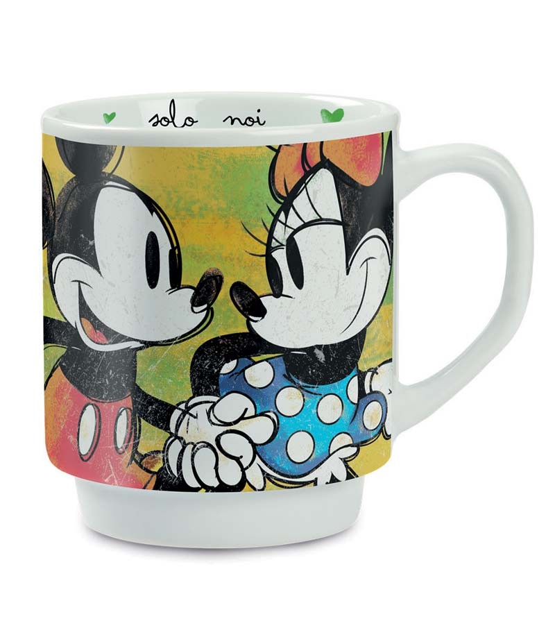 mug impilabile Mickey Mouse verde