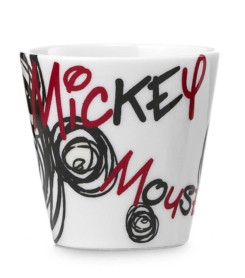 bicchierino da caffè Mickey con scritta