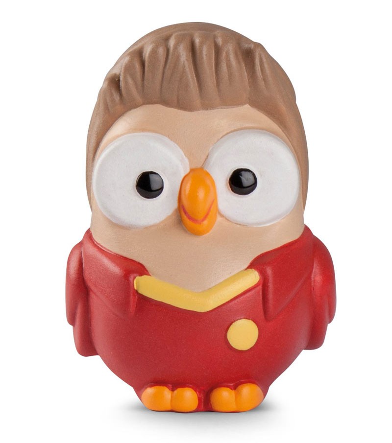ceramic figurine goofo "Player red/yellow"