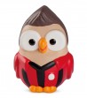 statuetta goofo "Calciatore rosso/nero"