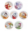 set 7 piatti dessert 7 nani