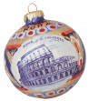 Colosseum ceramic Christmas ball