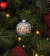 Trevi Fountain ceramic Christmas ball on a tree