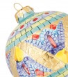 Detailed large ceramic Christmas ball