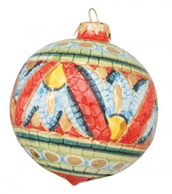 Large ceramic Christmas ball