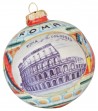 Palla di Natale in ceramica Colosseo