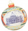 Palla di Natale in ceramica San Pietro