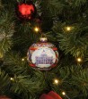 Palla di Natale in ceramica San Pietro appesa su albero