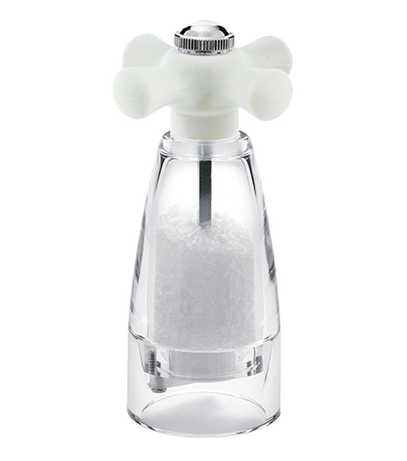 Macina sale con tappo bianco