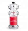 Transparent chili pepper mill