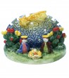 Scalloped "Lantern" Nativity with Prickly Pear