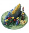 Scalloped "Lantern" Nativity with Prickly Pear