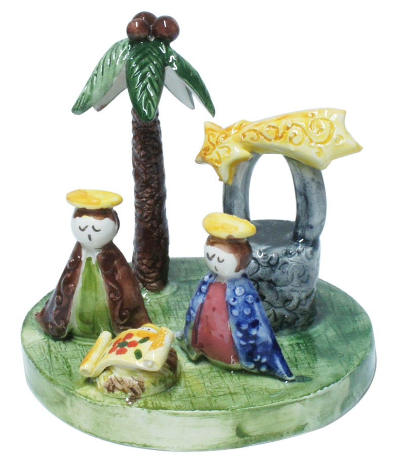 Nativity with Well
