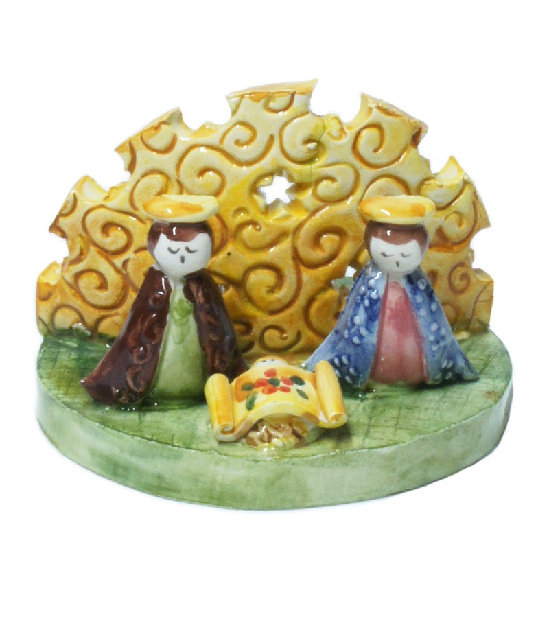 Scalloped "Lantern" Nativity
