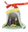 Green "Bell" Nativity in 2 pieces