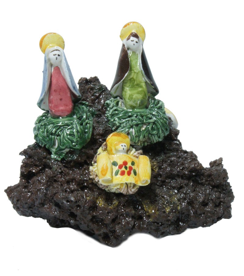 Presepe in Pietra Lavica