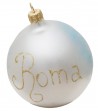 scritta Roma sul retro