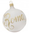 Palla di Natale Bianca con "Stelline"