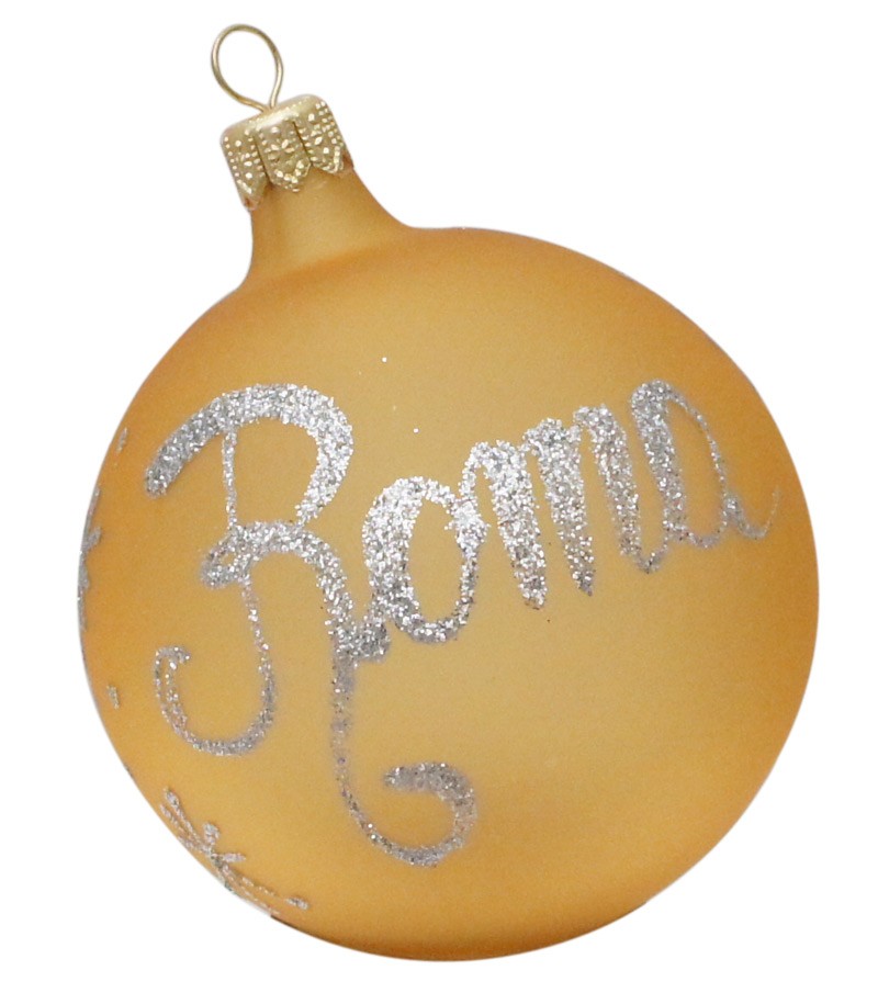 Palla di Natale Oro "Roma"