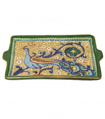 Piattino rettangolare verde